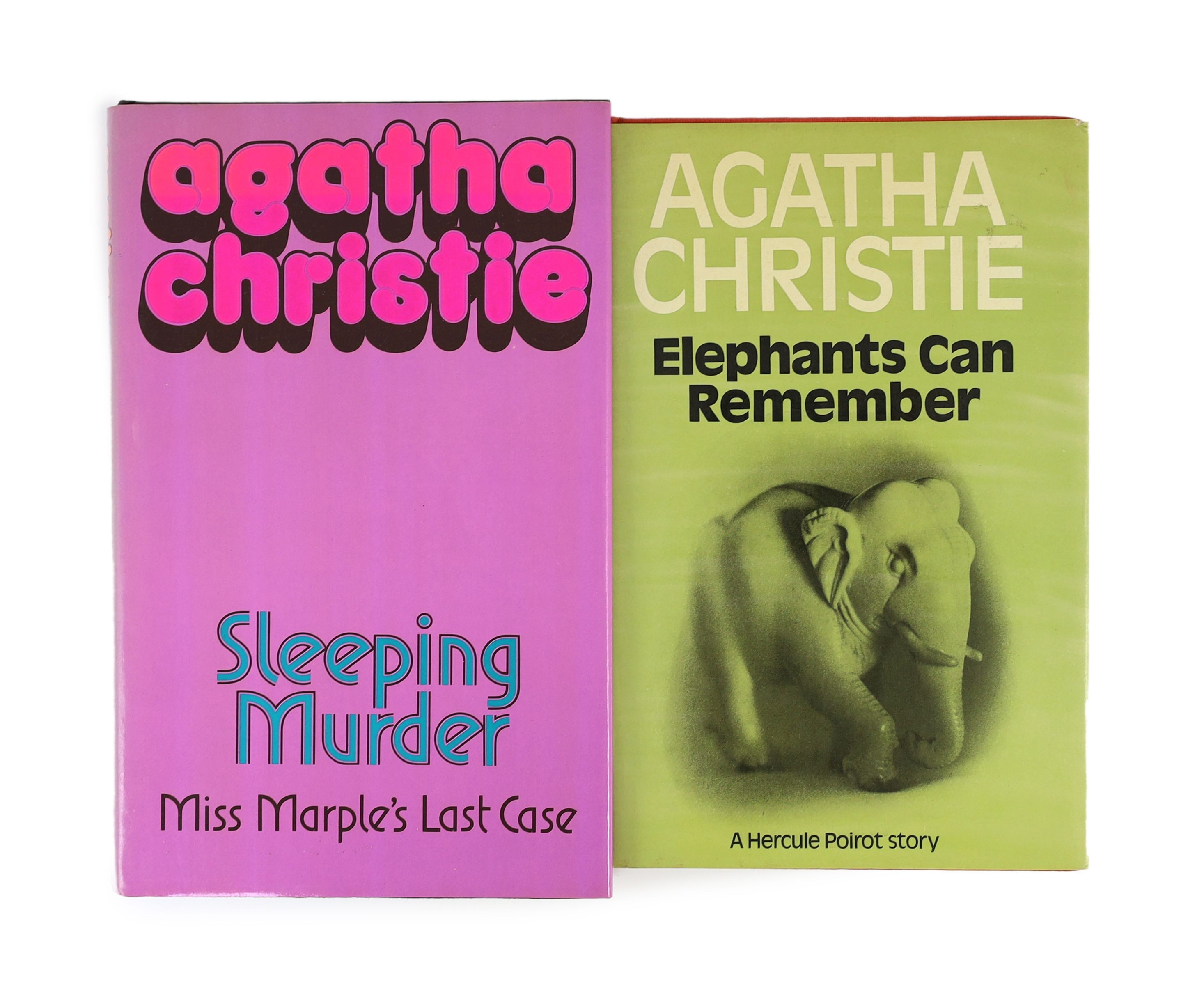 Christie, Agatha - Two works - Elephants Can Remember, 1st edition